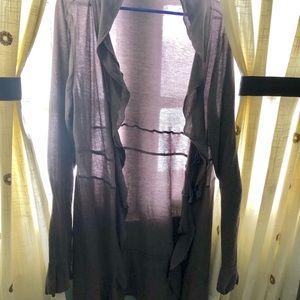 Really pretty long soft lightweight purple sweater